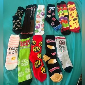 11 pair tall socks